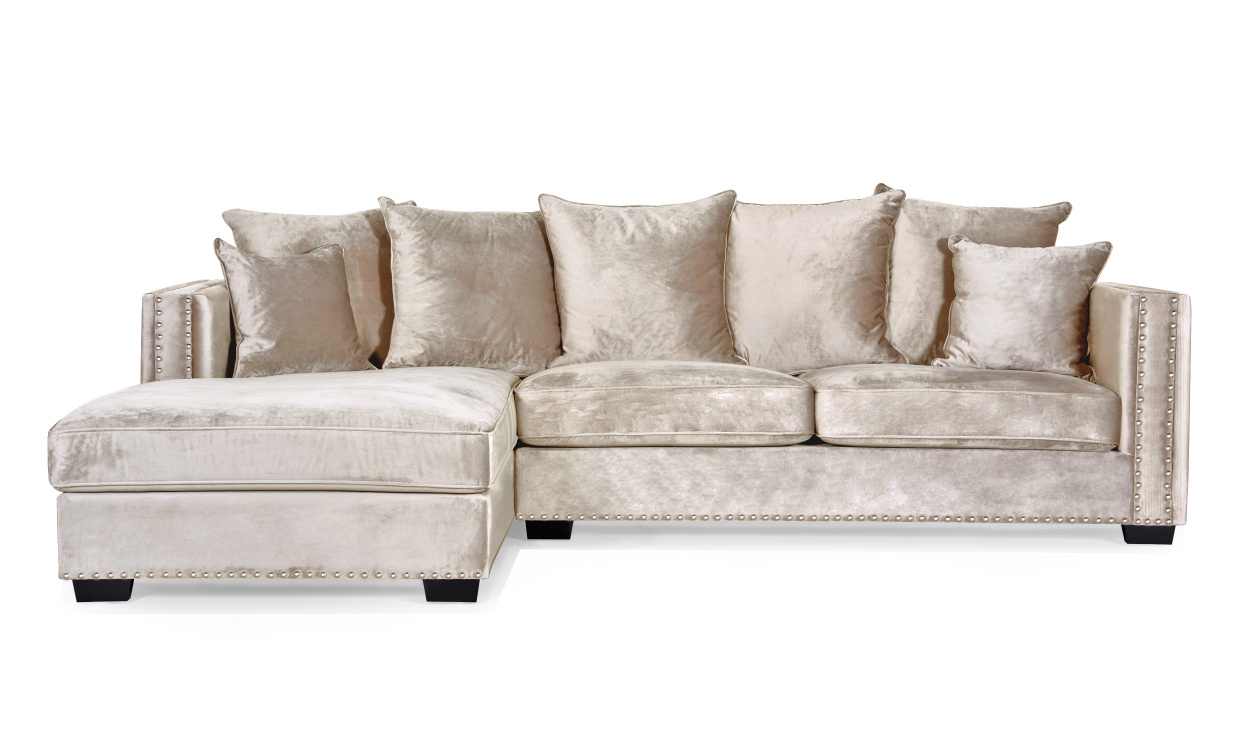 MANHATTAN Divansoffa Vnster Beige i gruppen Vardagsrum / Soffor / Divansoffor hos SoffaDirekt.se (HS-313-LL-03)