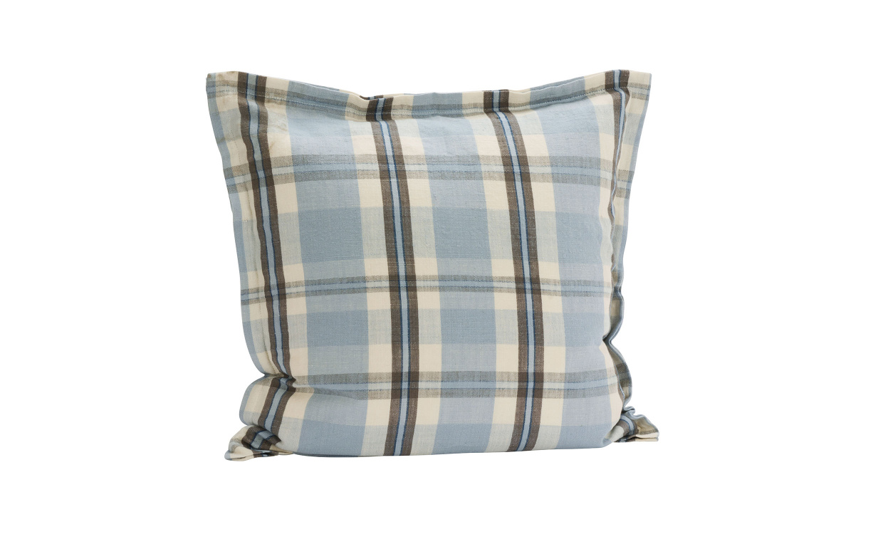 KUDDFODRAL 50x50 Ljusbl�/vit i gruppen Mattor & Textil / Prydnadskuddar / Kuddfodral hos SoffaDirekt.se (JOCU2872)