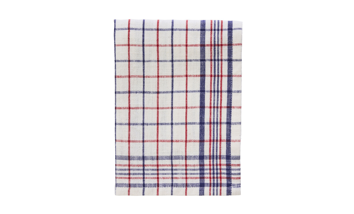 KKSHANDDUK 50x70 Offwhite/Rd/Bl i gruppen Kk / Kkstextil hos SoffaDirekt.se (JOKT1323)