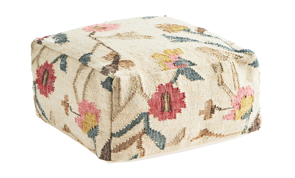 PUFF Jute 60x60 Offwhite i gruppen Vardagsrum / Ftljer / Sittpuffar hos SoffaDirekt.se (JOPF925)