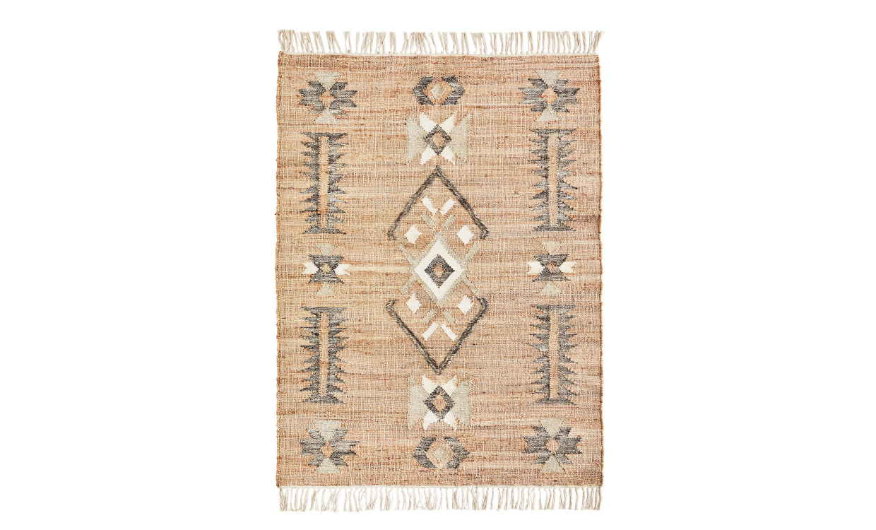 HANDWOVEN Jutematta 120x180 Natur i gruppen Mattor & Textil / Mattor / Jutemattor hos SoffaDirekt.se (JORG-509)