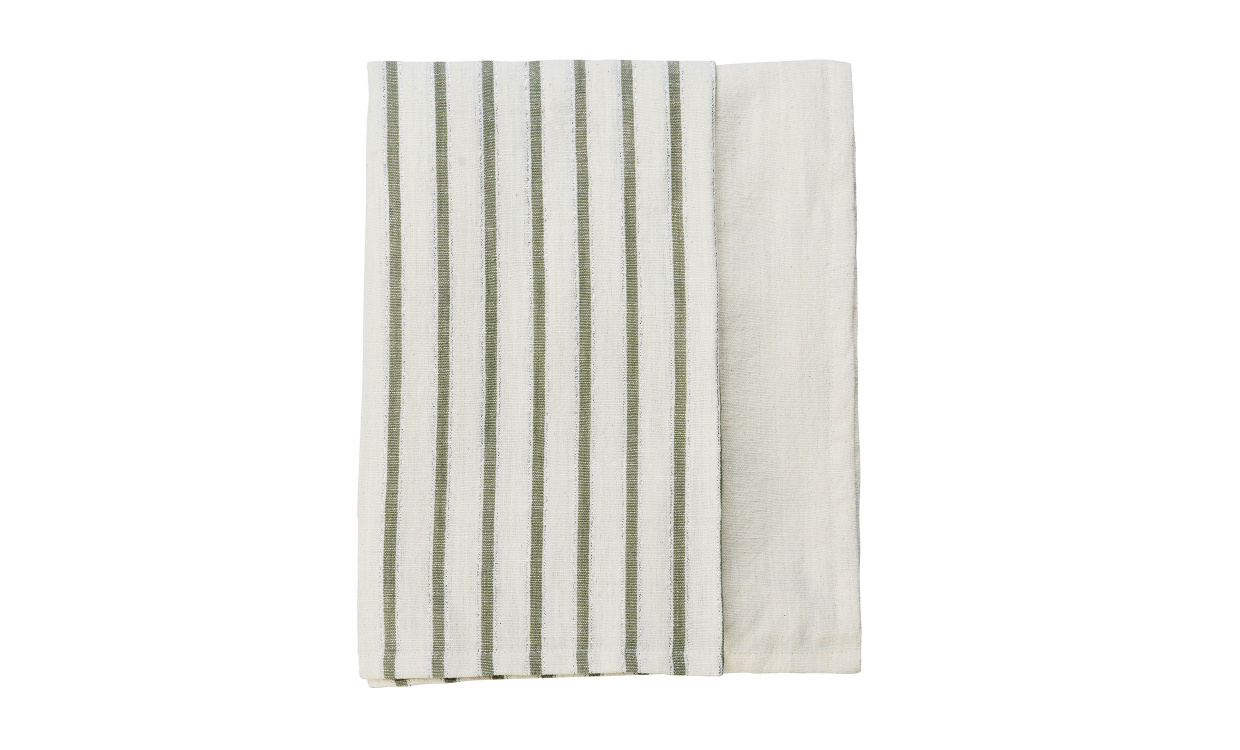 DUK 120x220 Offwhite/Grn i gruppen Kk / Kkstextil hos SoffaDirekt.se (JOTC1313)
