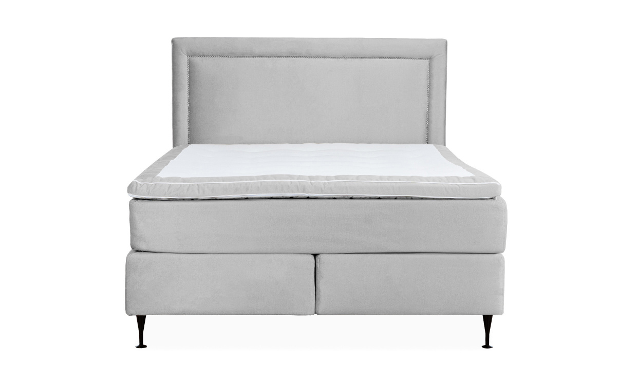 OPERA/PERLA S�ngpaket 140 Sammet Ljusgr� i gruppen Sovrum / S�ngar / S�ngpaket hos SoffaDirekt.se (KMP04075-PESG140LG)