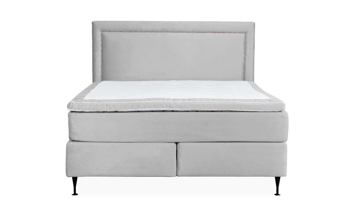 OPERA/PERLA S�ngpaket 160 Sammet Ljusgr� i gruppen Sovrum / S�ngar / S�ngpaket hos SoffaDirekt.se (KMP04077-PESG160LG)