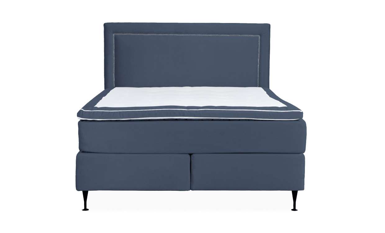 OPERA/PERLA S�ngpaket 140 Sammet Bl� i gruppen Sovrum / S�ngar / S�ngpaket hos SoffaDirekt.se (KMP04081-PESG140BLUE)