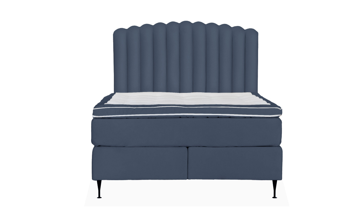 OPERA/PRIMO HIGH 140 S�ngpaket Sammet Bl� i gruppen Sovrum / S�ngar / S�ngpaket hos SoffaDirekt.se (KMP04081PRHISG140M77)