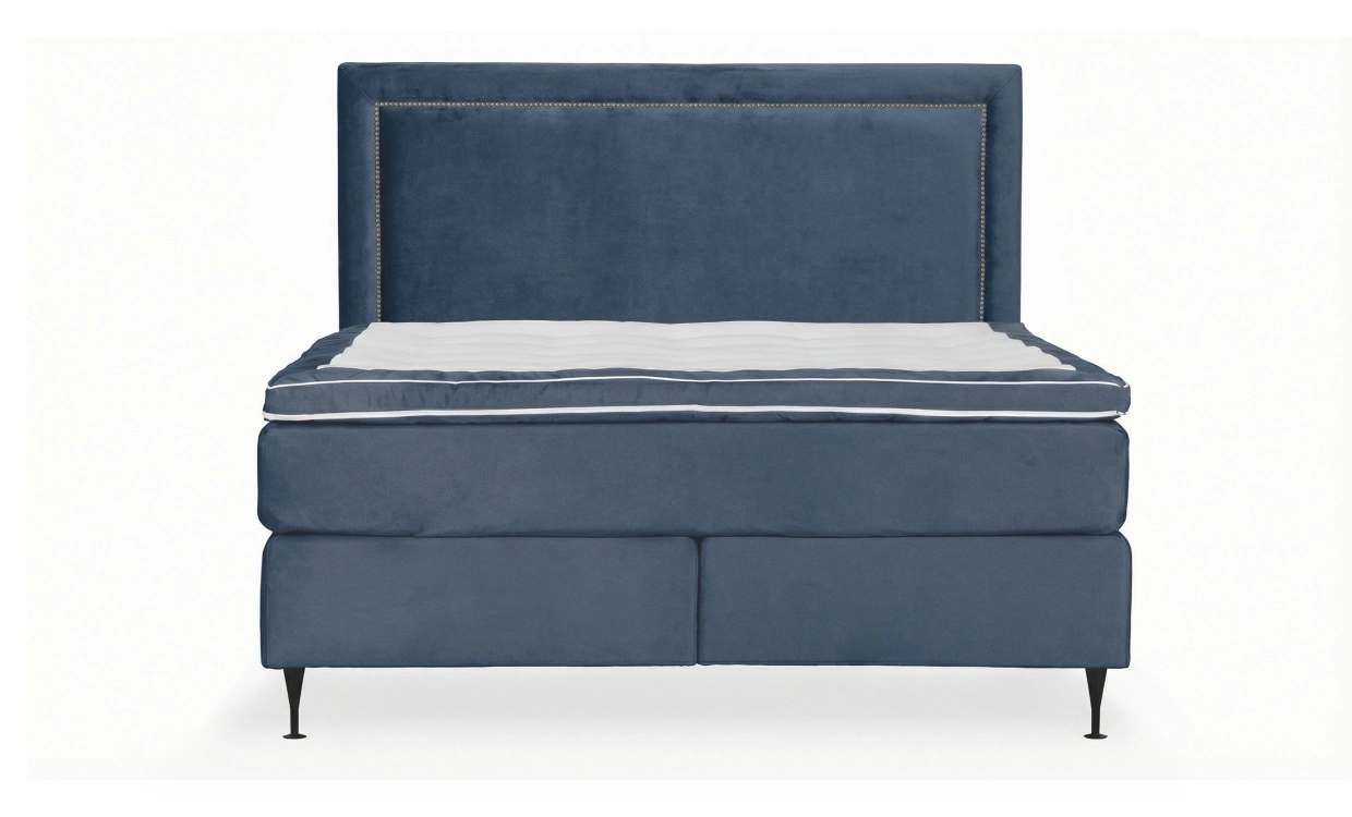 OPERA/PERLA S�ngpaket 180 Sammet Bl� i gruppen Sovrum / S�ngar / S�ngpaket hos SoffaDirekt.se (KMP04083-PESG180BLUE)