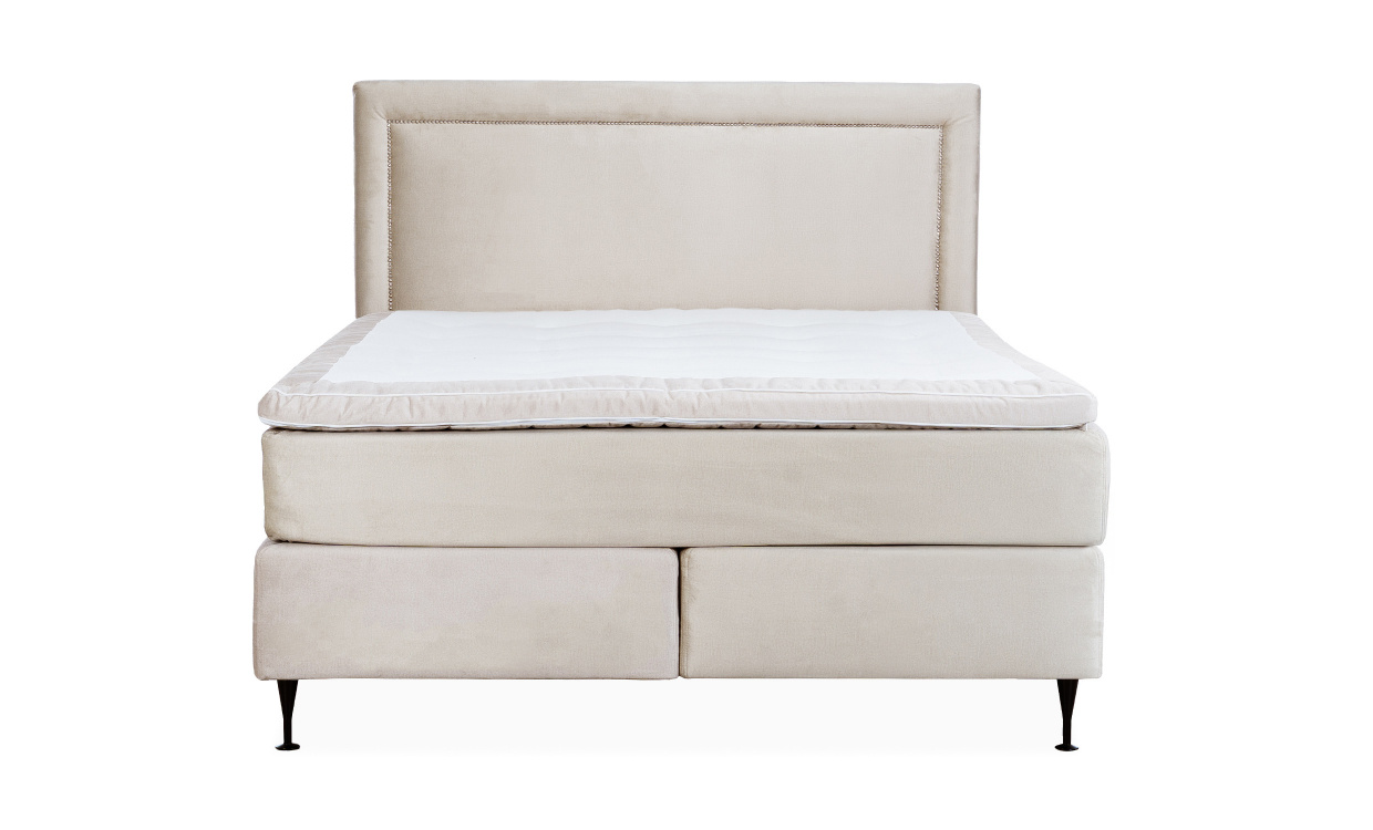 OPERA/PERLA S�ngpaket 160 Sammet Beige i gruppen Sovrum / S�ngar / S�ngpaket hos SoffaDirekt.se (KMP06036-PESG160BE)