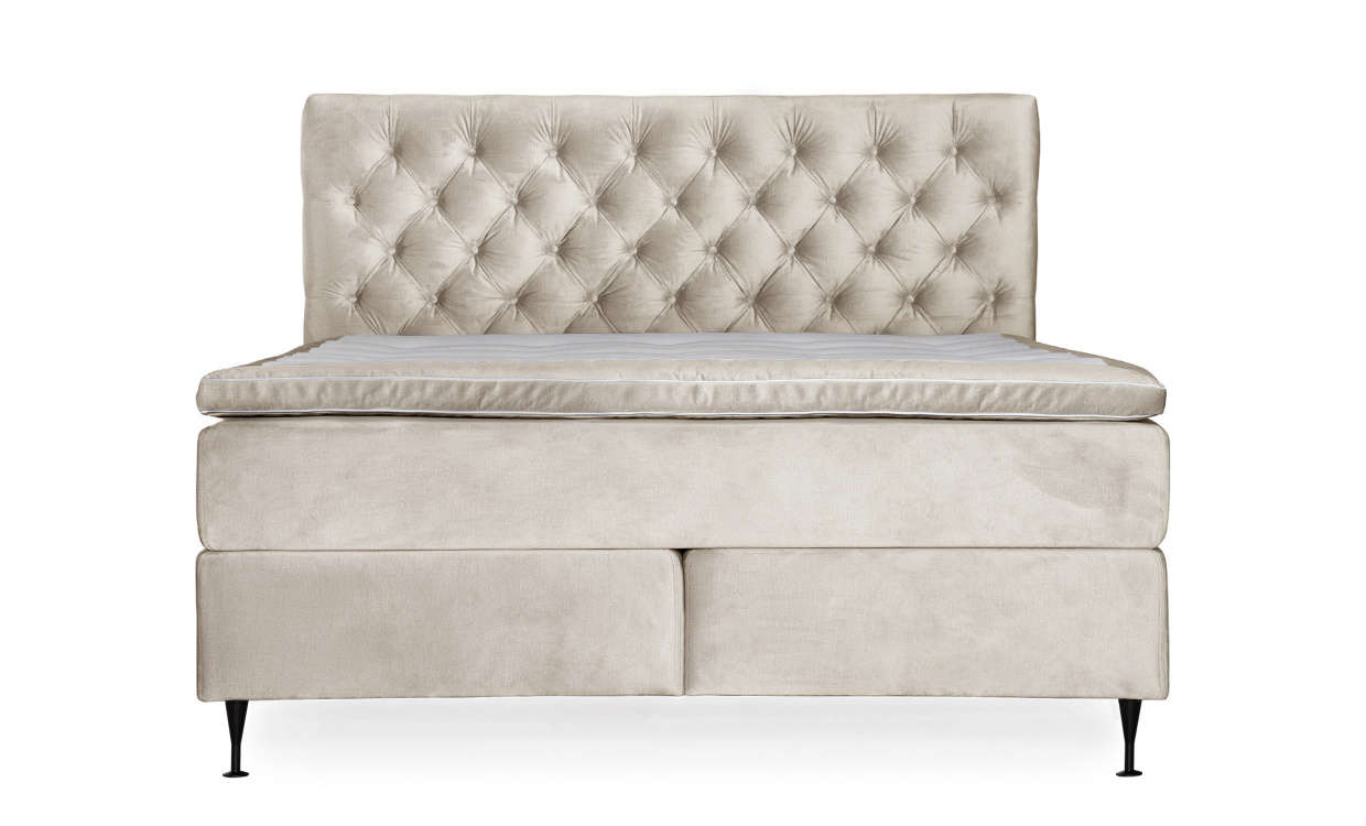 OPERA 180 Sngpaket Sammet Beige i gruppen Sovrum / Sngar / Sngar 160 hos SoffaDirekt.se (KMP06037-PRD04219)