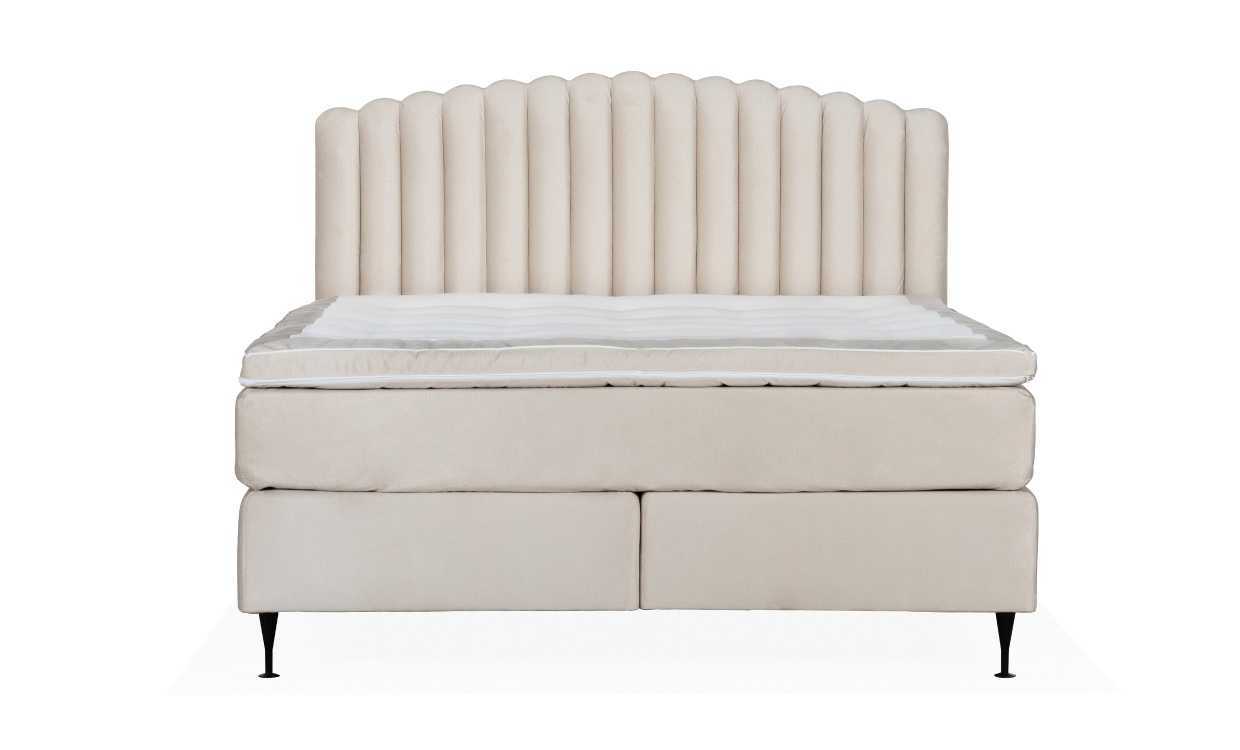 OPERA/PRIMO HIGH 180 Sngpaket Sammet Beige i gruppen Sovrum / Sngar / Sngpaket hos SoffaDirekt.se (KMP06037PRHISG180MO2)