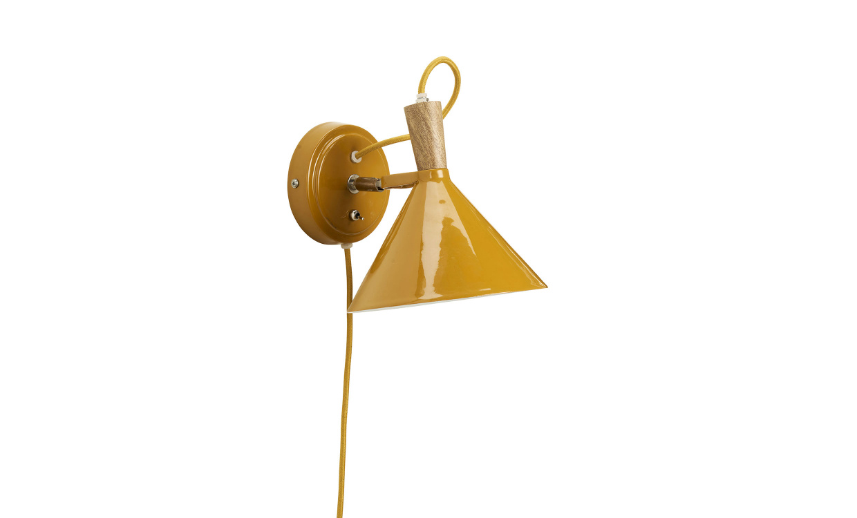 VÄGGLAMPA Senap i gruppen Belysning / Lampor / Vägglampor hos SoffaDirekt.se (L26263MU)