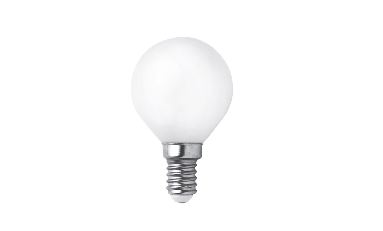 LED Klot E14 Opal 45mm i gruppen Belysning / Ljuskllor / E14-sockel hos SoffaDirekt.se (LPF314102-D)