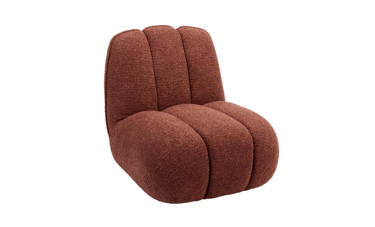 FÅTÖLJ Boucle Rosa i gruppen Vardagsrum / Fåtöljer hos SoffaDirekt.se (LSR25072OR)