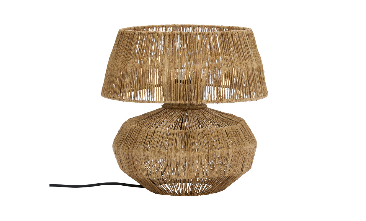 BORDSLAMPA Jute Natur i gruppen Belysning / Lampor / Bordslampor hos SoffaDirekt.se (MK260225-02)