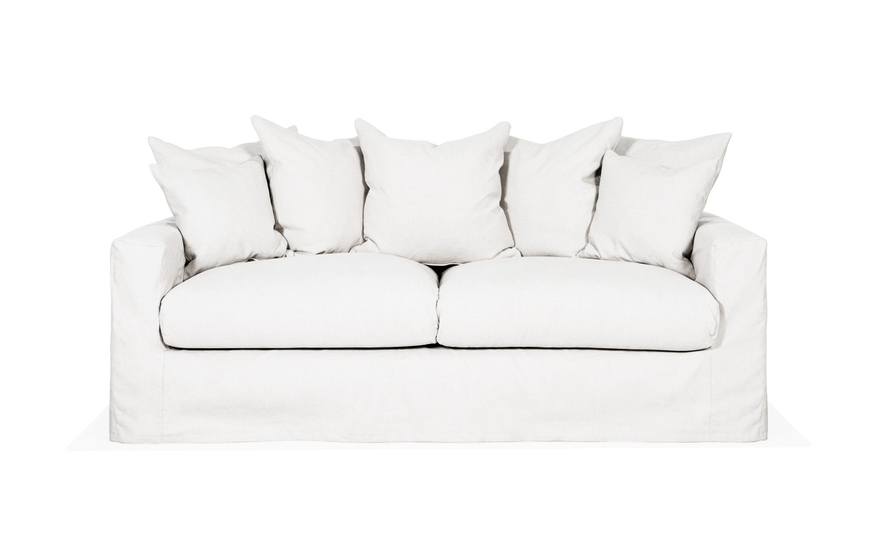 MONACO PREMIUM 2-sitssoffa Vit i gruppen Vardagsrum / Soffor / 2-sits soffor hos SoffaDirekt.se (MO2SVI)