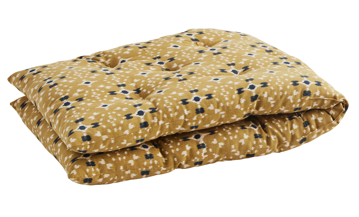DYNA 45x125 Senapsgul/Bl i gruppen Mattor & Textil / Dynor hos SoffaDirekt.se (MP-45125-240)