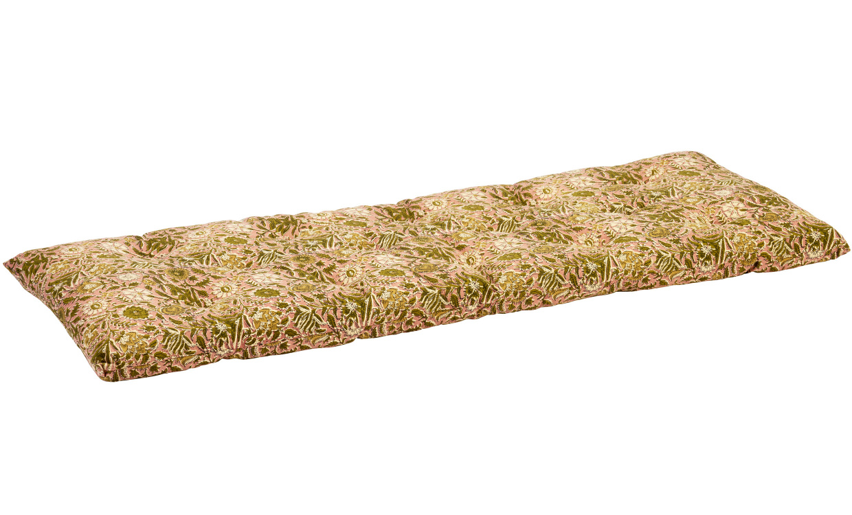 DYNA 45x125 Rosa/Olive i gruppen Mattor & Textil / Dynor hos SoffaDirekt.se (MP-45125-337)