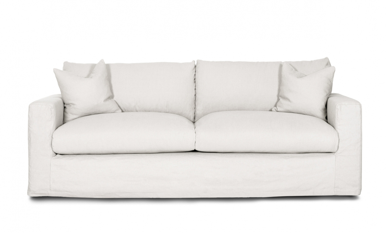 MAXIME 3-sitssoffa Vit i gruppen Vardagsrum / Soffor / 3-sits soffor hos SoffaDirekt.se (MX3SVI)