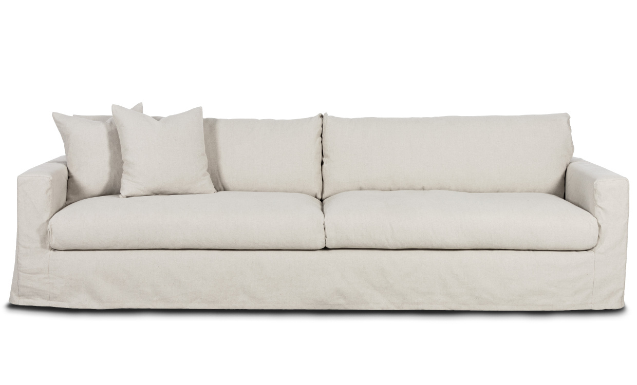 MAXIME 4-sitssoffa Beige i gruppen Vardagsrum / Soffor / 4-sits soffor hos SoffaDirekt.se (MX4SBE)