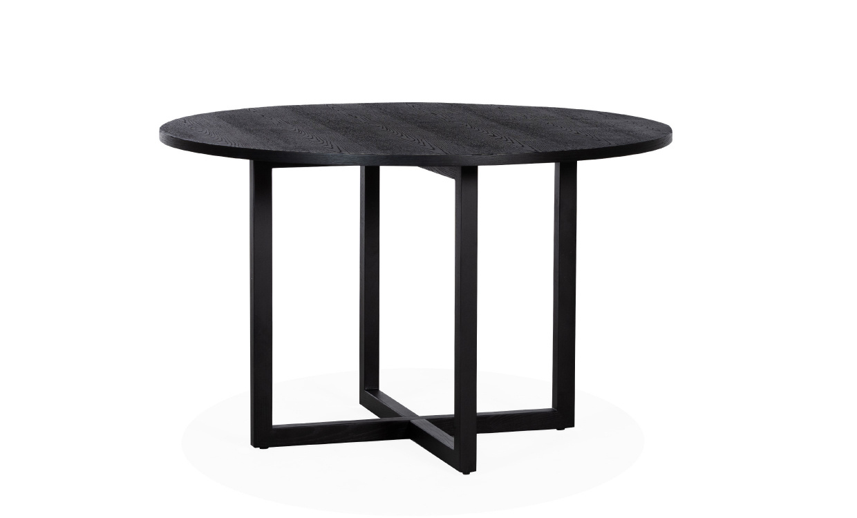SELINE Matbord Svart i gruppen Matplats / Bord / Matbord hos SoffaDirekt.se (OL-2086DT-A-BLACK)