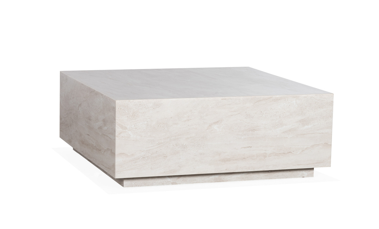 CATANIA Soffbord 90 Beige i gruppen Vardagsrum / Soffbord / Marmorbord hos SoffaDirekt.se (OL-2091CT-A)