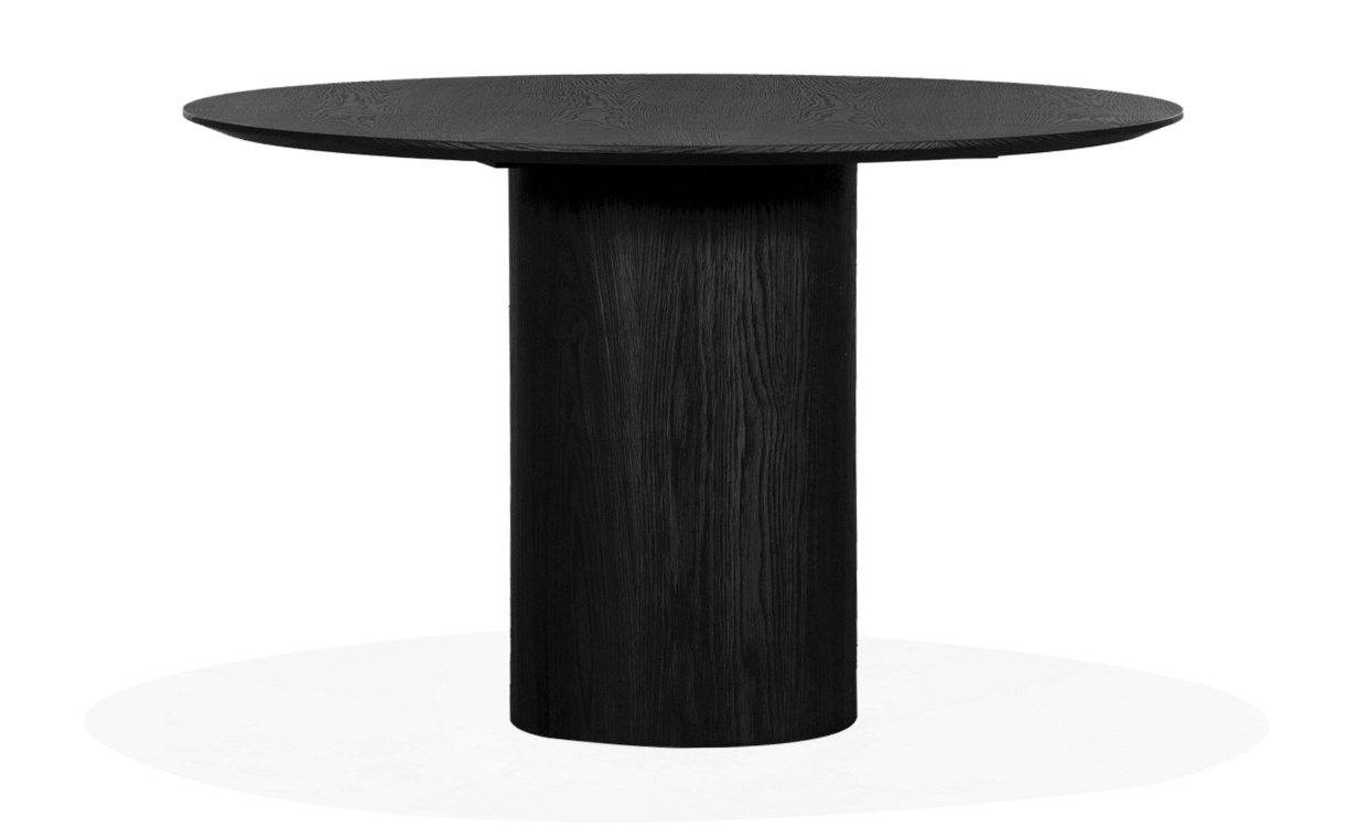 RIBERA Matbord Svart 120 i gruppen Matplats / Bord / Matbord hos SoffaDirekt.se (OL-2093DT-A-BL)
