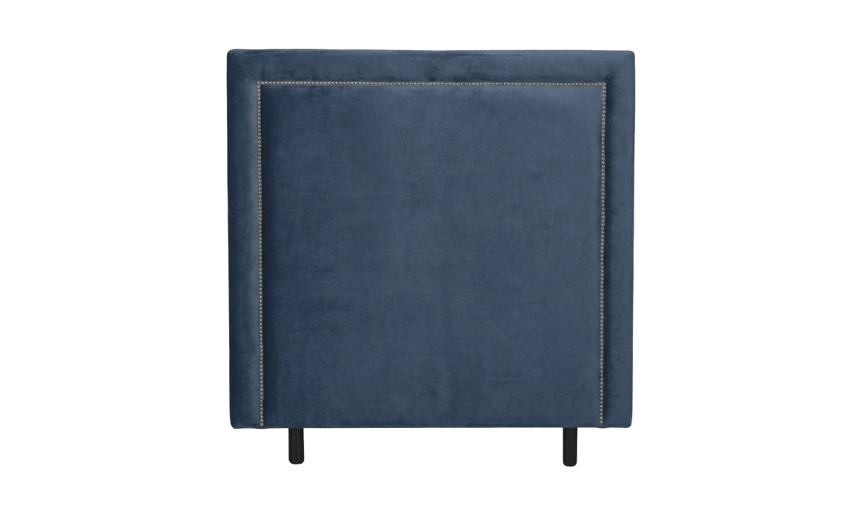 PERLA S�nggavel 120 Sammet Bl� i gruppen Sovrum / S�nggavlar / S�nggavlar 120 hos SoffaDirekt.se (PESG120BLUE)