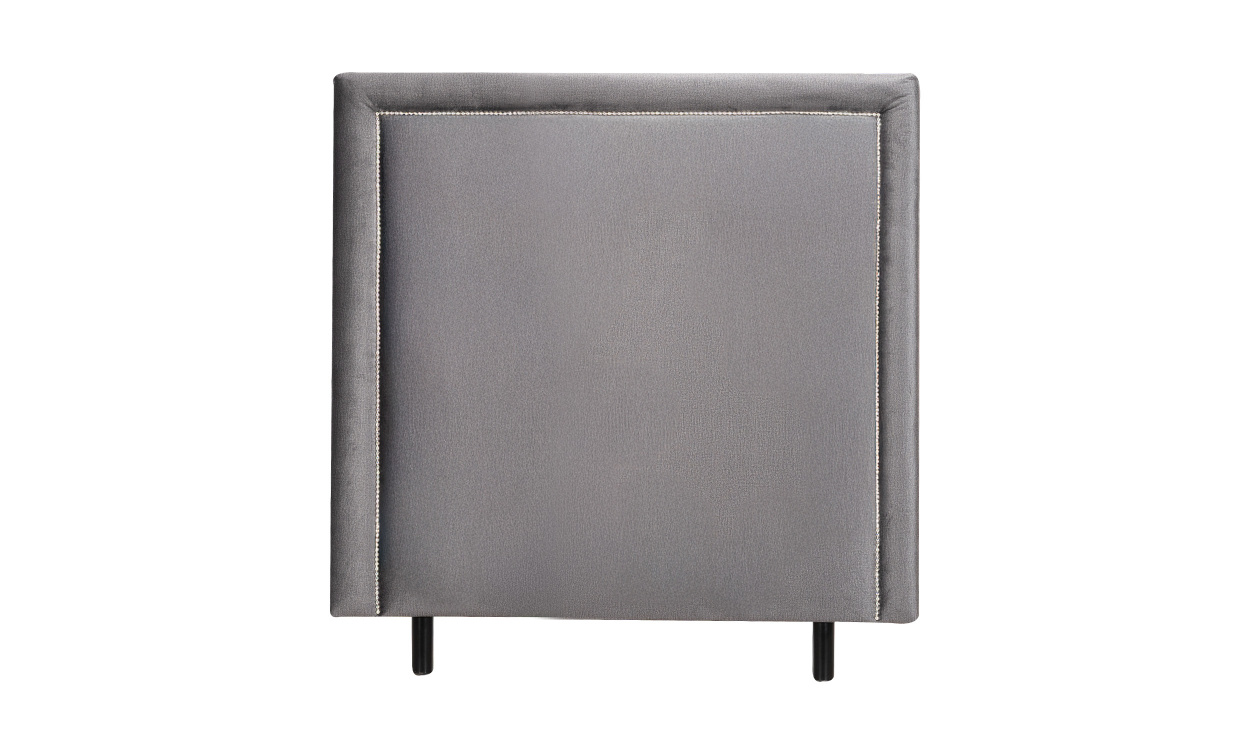 PERLA Snggavel 120 Sammet Mrkgr i gruppen Sovrum / Snggavlar / Snggavlar 120 hos SoffaDirekt.se (PESG120MG)