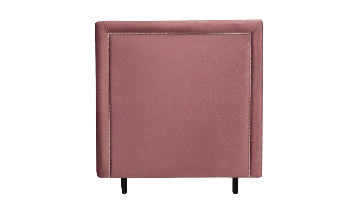 PERLA Snggavel 120 Sammet Rosa i gruppen Sovrum / Snggavlar / Snggavlar 120 hos SoffaDirekt.se (PESG120RO)