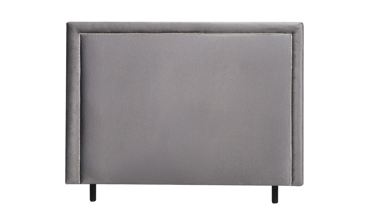 PERLA Snggavel 160 Sammet Mrkgr i gruppen Sovrum / Snggavlar / Snggavlar 160 hos SoffaDirekt.se (PESG160MG)