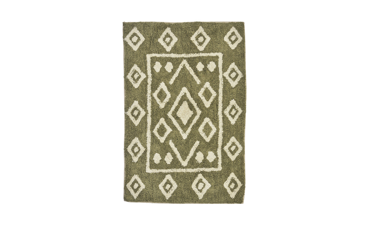 BADRUMSMATTA 60x90 Khaki/Offwhite i gruppen Badrum / Badrumsmattor hos SoffaDirekt.se (PI-474-C)