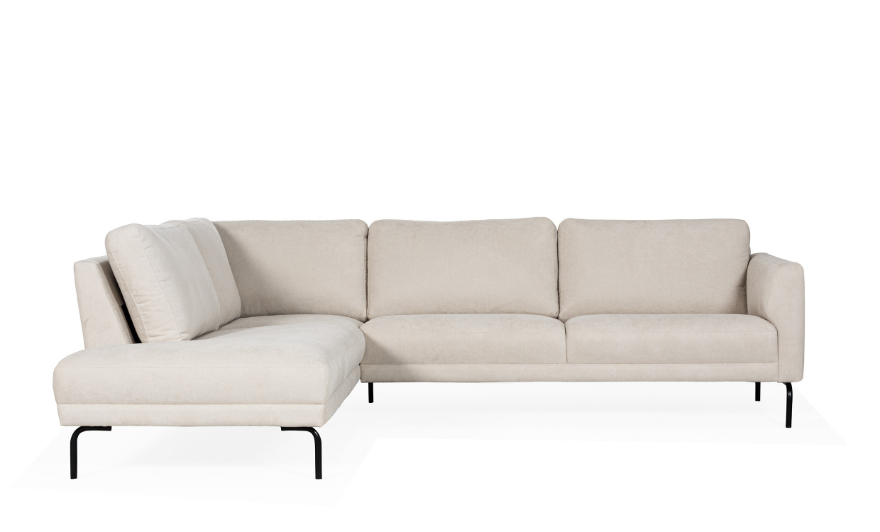 PORTOFINO L-Soffa Vnster Beige i gruppen Vardagsrum / Soffor / Divansoffor hos SoffaDirekt.se (PO-A3-SO21)