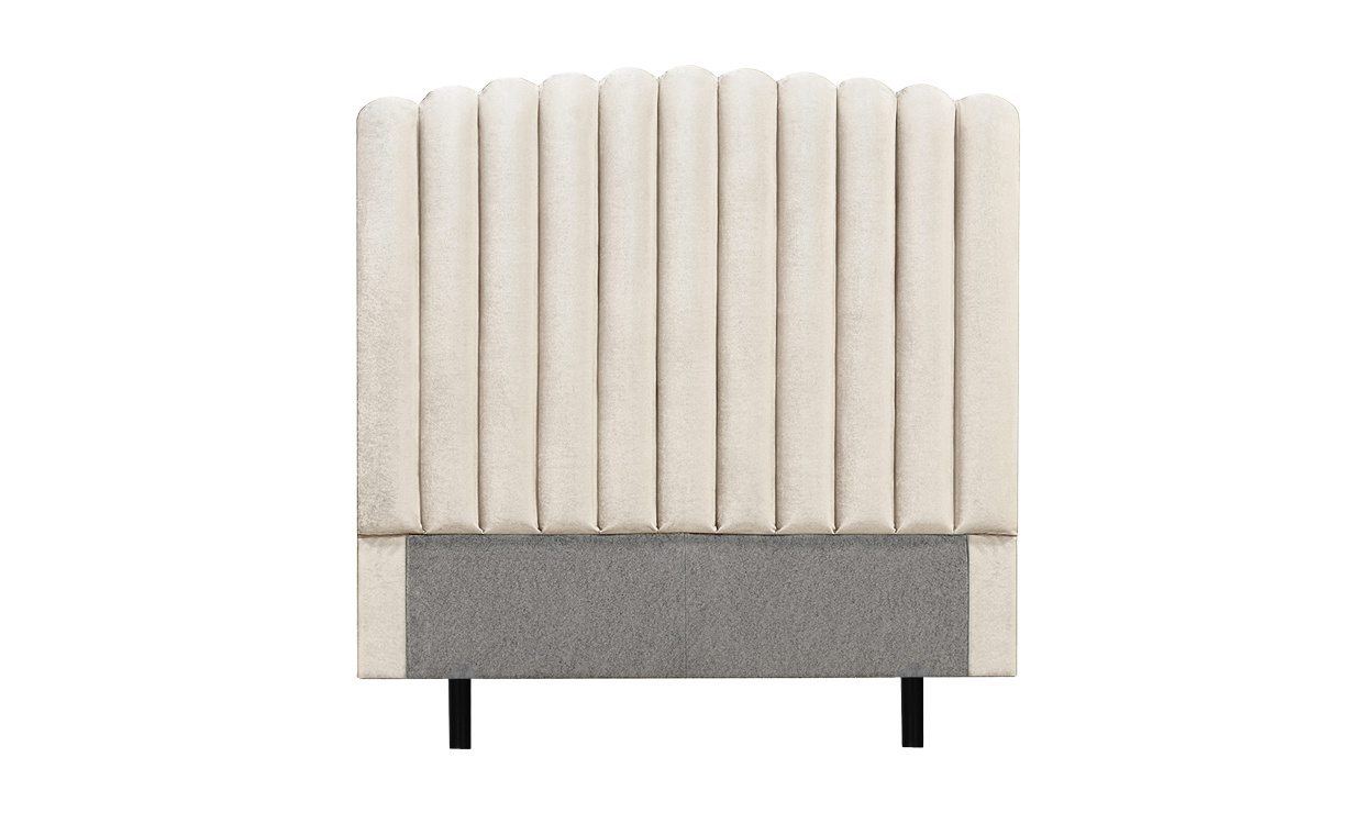 PRIMO HIGH 140 Snggavel Sammet Beige i gruppen Sovrum / Snggavlar / Snggavlar 140 hos SoffaDirekt.se (PRHISG140MO02)