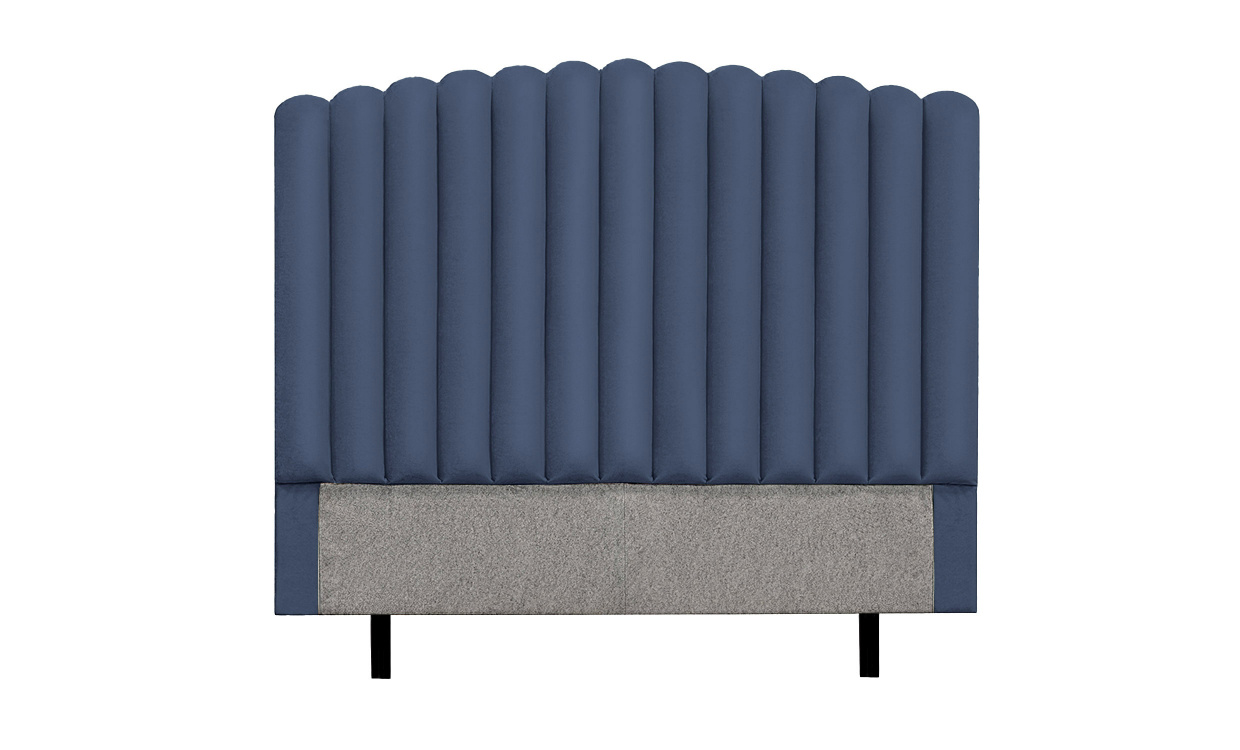 PRIMO HIGH 160 S�nggavel Sammet Bl� i gruppen Sovrum / S�nggavlar / S�nggavlar 160 hos SoffaDirekt.se (PRHISG160M77)