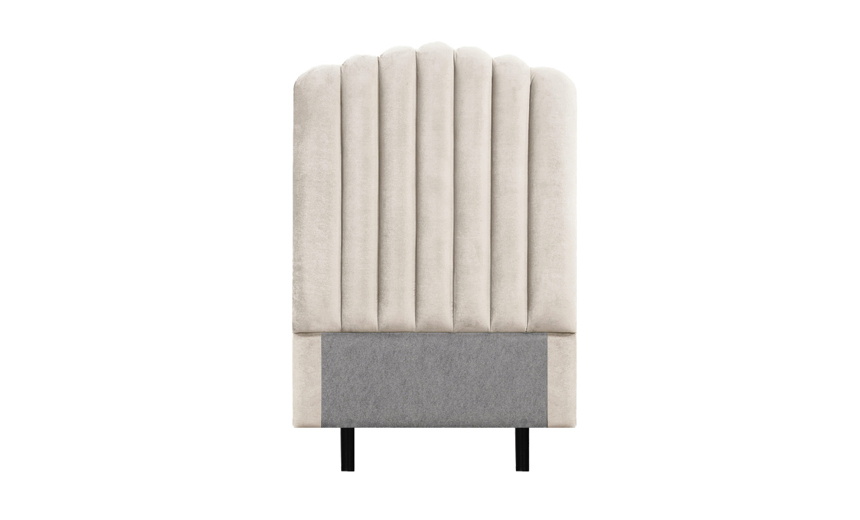 PRIMO HIGH 90 Snggavel Sammet Beige i gruppen Sovrum / Snggavlar / Snggavlar 120 hos SoffaDirekt.se (PRHISG90MO02)