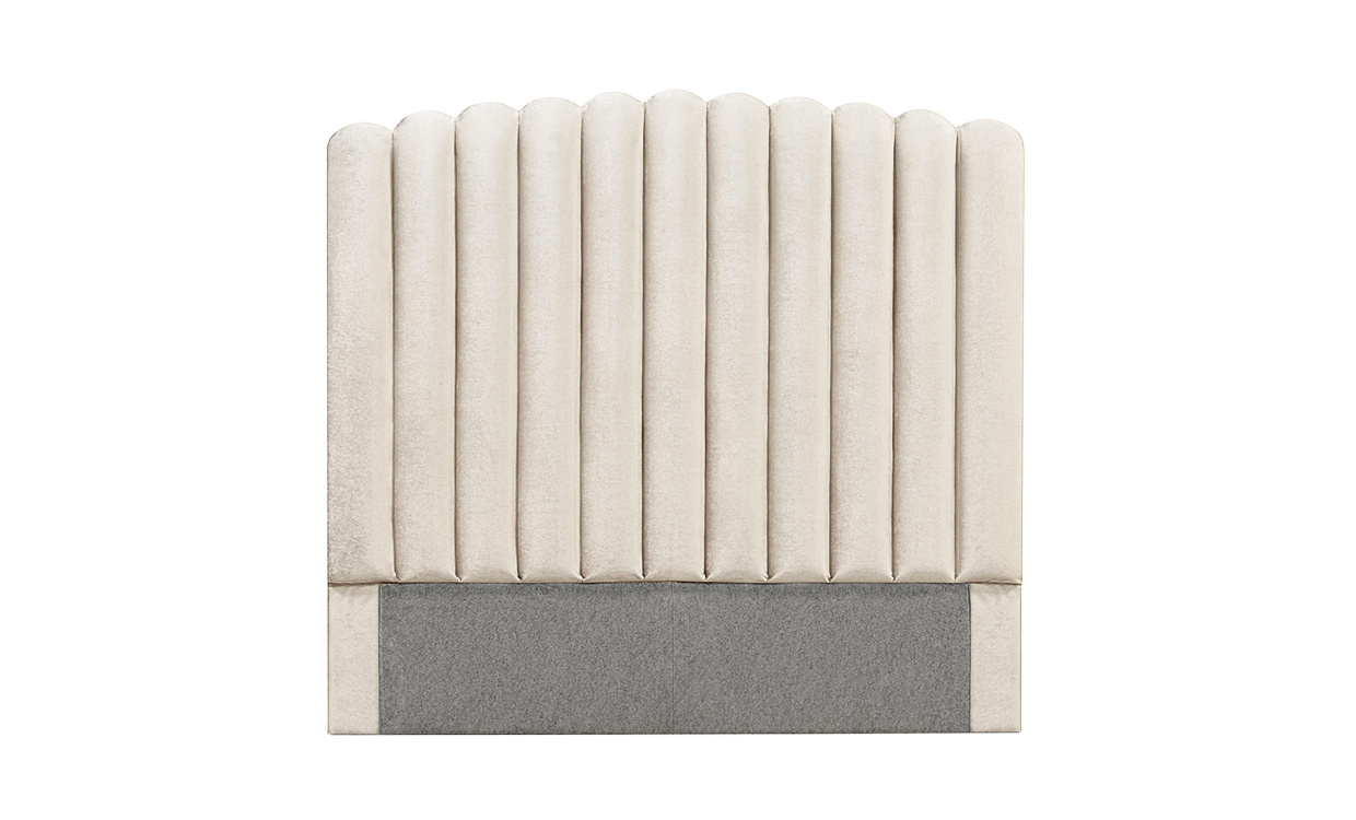PRIMO 140 Snggavel Sammet Beige i gruppen Sovrum / Snggavlar / Snggavlar 140 hos SoffaDirekt.se (PRISG140MO02)