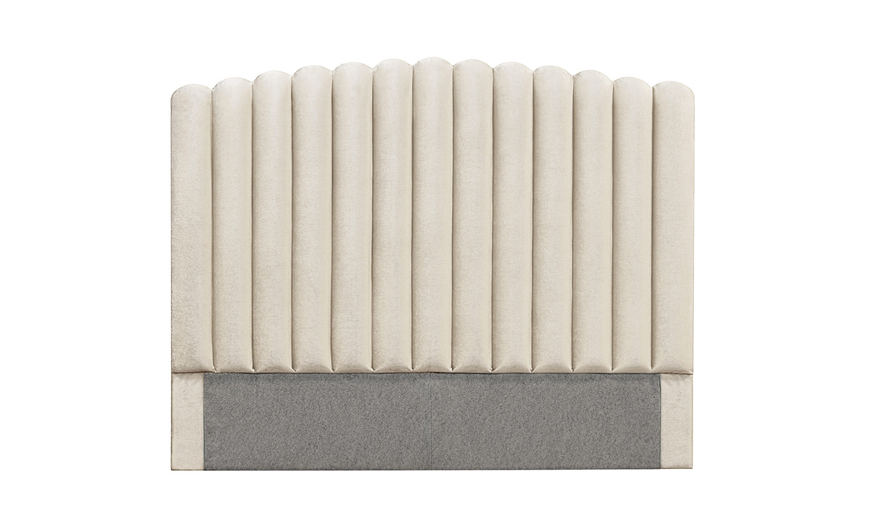 PRIMO 160 Snggavel Sammet Beige i gruppen Sovrum / Snggavlar / Snggavlar 160 hos SoffaDirekt.se (PRISG160MO02)