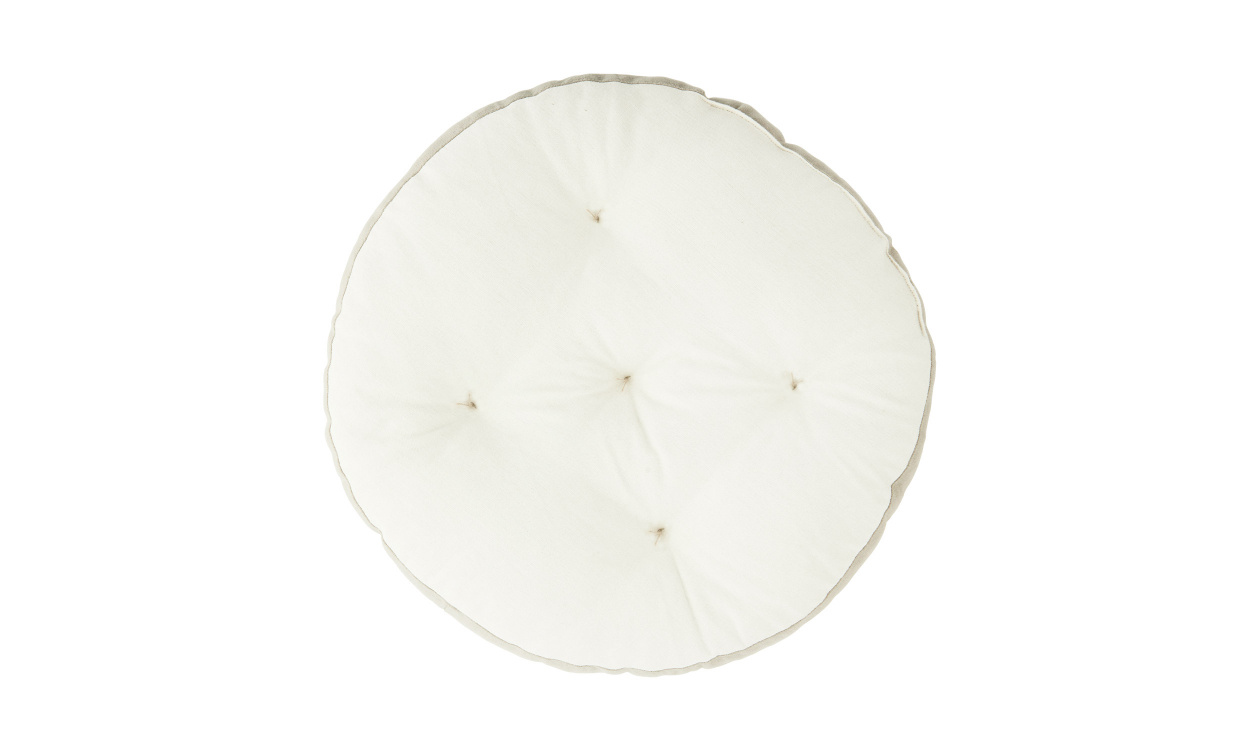 DYNA Rund D40 Offwhite/Taupe i gruppen Utembler / Dynor & Kuddar hos SoffaDirekt.se (RCP-45-186)