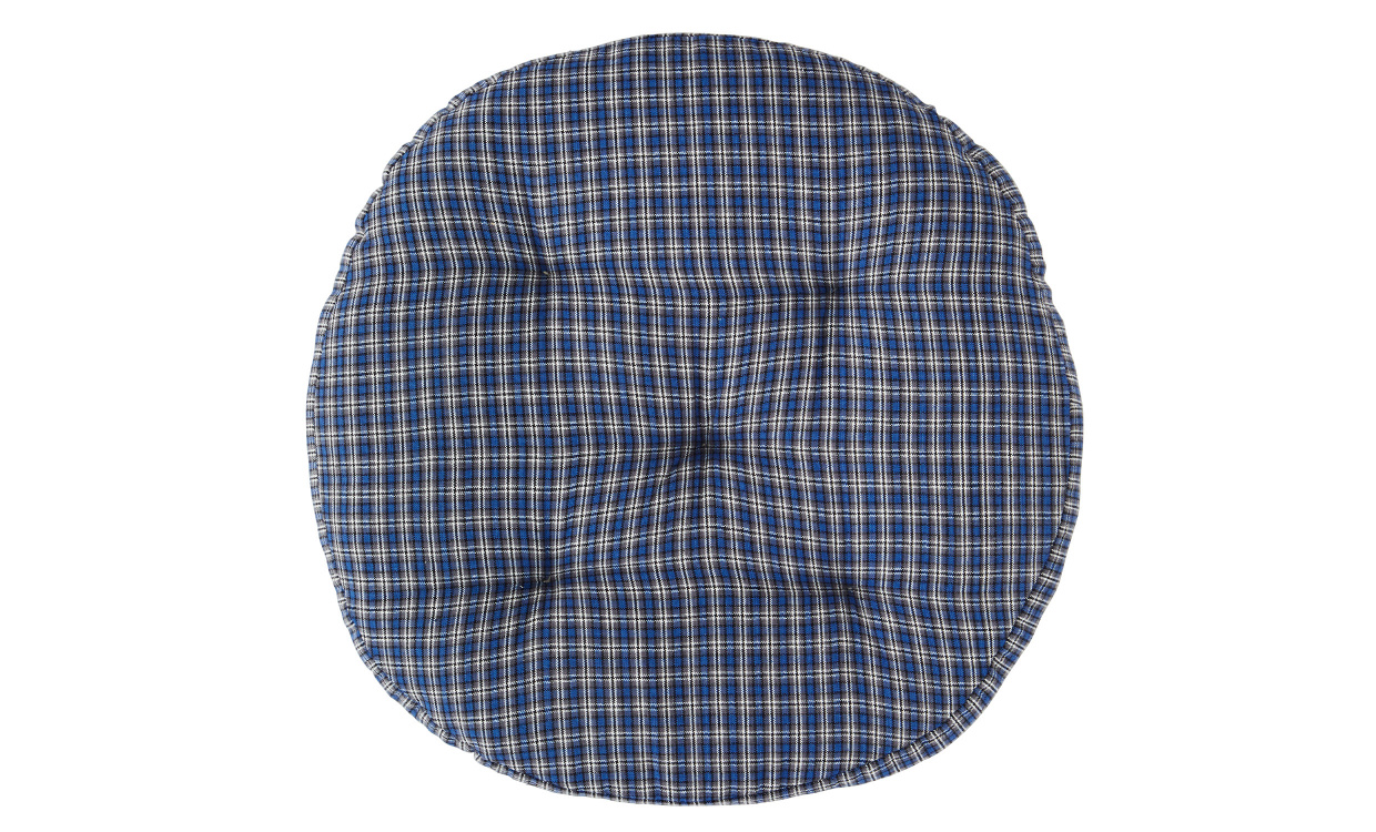DYNA D45 Rutig Bl i gruppen Mattor & Textil / Dynor hos SoffaDirekt.se (RCP-45-243)