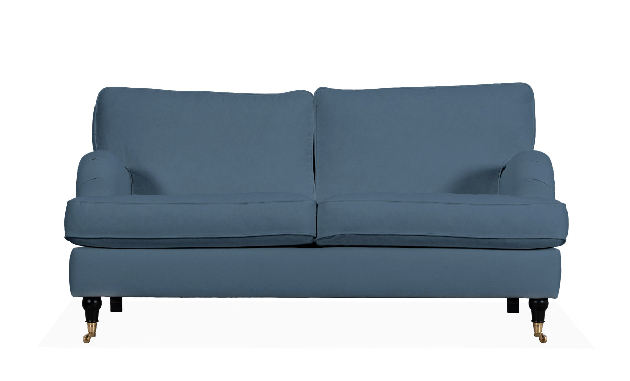 SKAGEN 2-sits Howardsoffa Classic Blå i gruppen Vardagsrum / Soffor / 2-sits soffor hos SoffaDirekt.se (SKA2SBABL)
