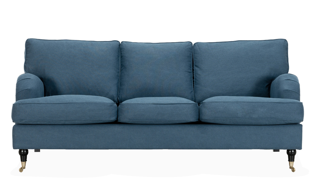 SKAGEN 3-sits Howardsoffa Classic Bl i gruppen Vardagsrum / Soffor / 3-sits soffor hos SoffaDirekt.se (SKA3SBABL)
