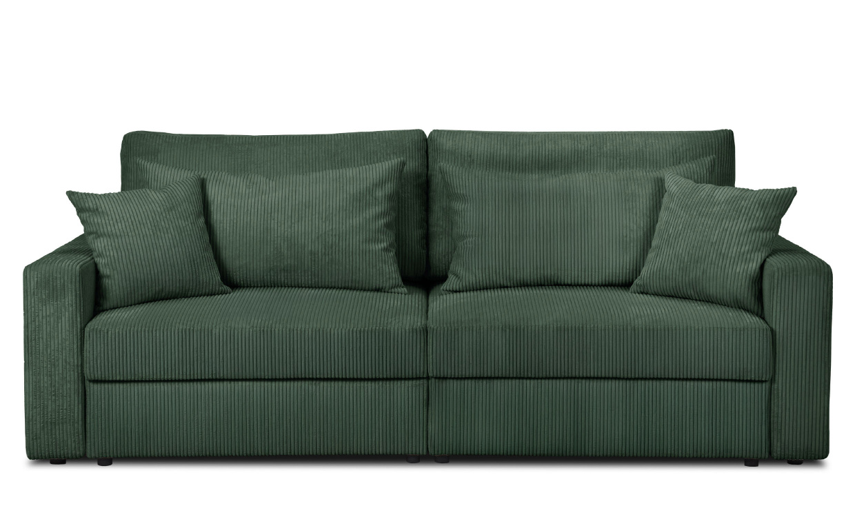 SOHO Bäddsoffa Cord Olive i gruppen Vardagsrum / Soffor / Bäddsoffor hos SoffaDirekt.se (SOHO-BS-LIN39N)