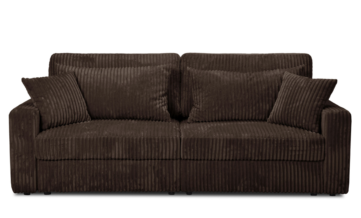 SOHO Bäddsoffa Teddy Chocolate i gruppen Vardagsrum / Soffor / Bäddsoffor hos SoffaDirekt.se (SOHO-BS-VEL48)