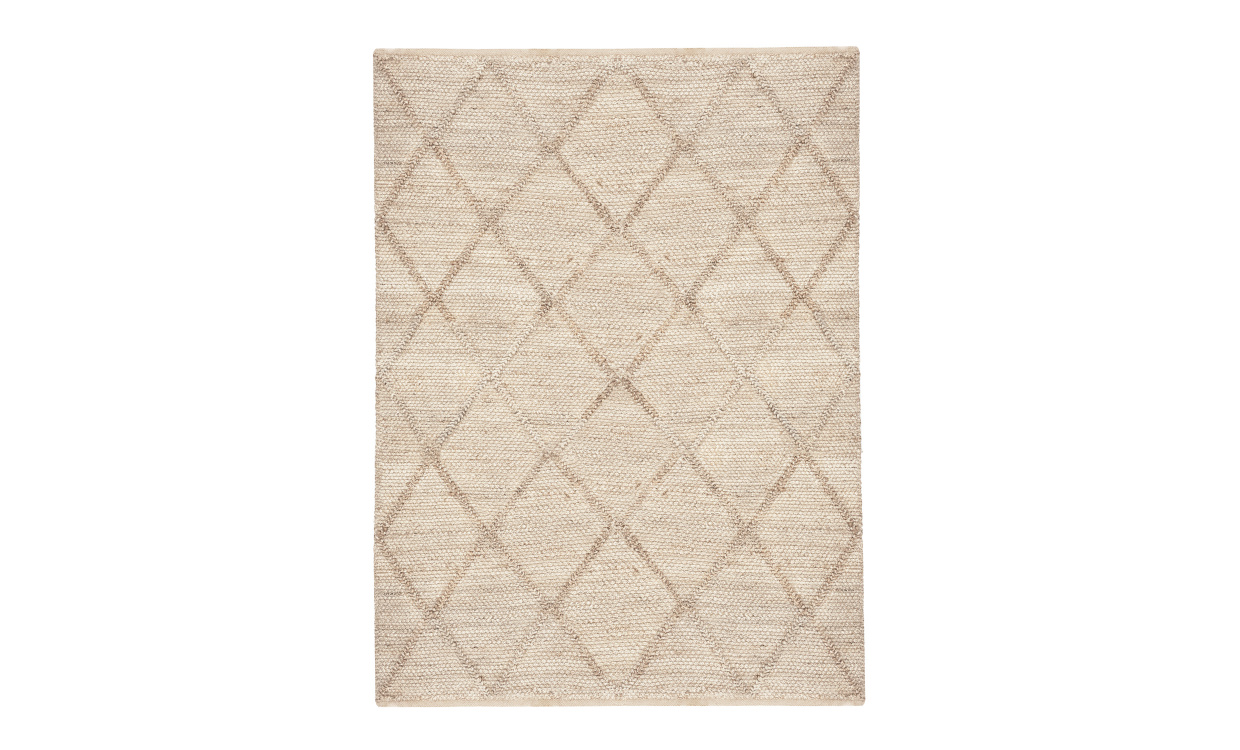 TIDAN Hampamatta 200x290 Beige i gruppen Mattor & Textil / Mattor hos SoffaDirekt.se (TI200X290-IVO)