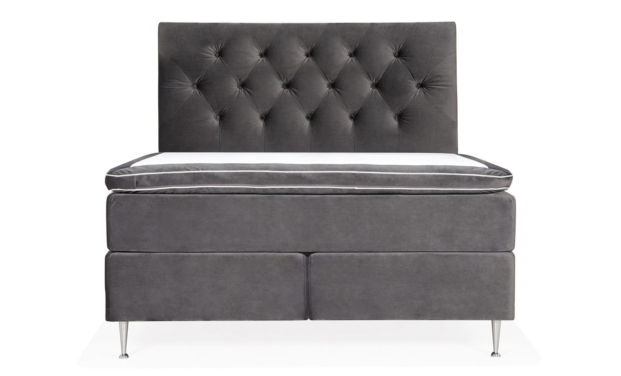 VRMD Premium Sngpaket 160 Velvet Mrkgr i gruppen Sovrum / Sngar / Sngar 160 hos SoffaDirekt.se (VARMDOPKT160-SAL18)