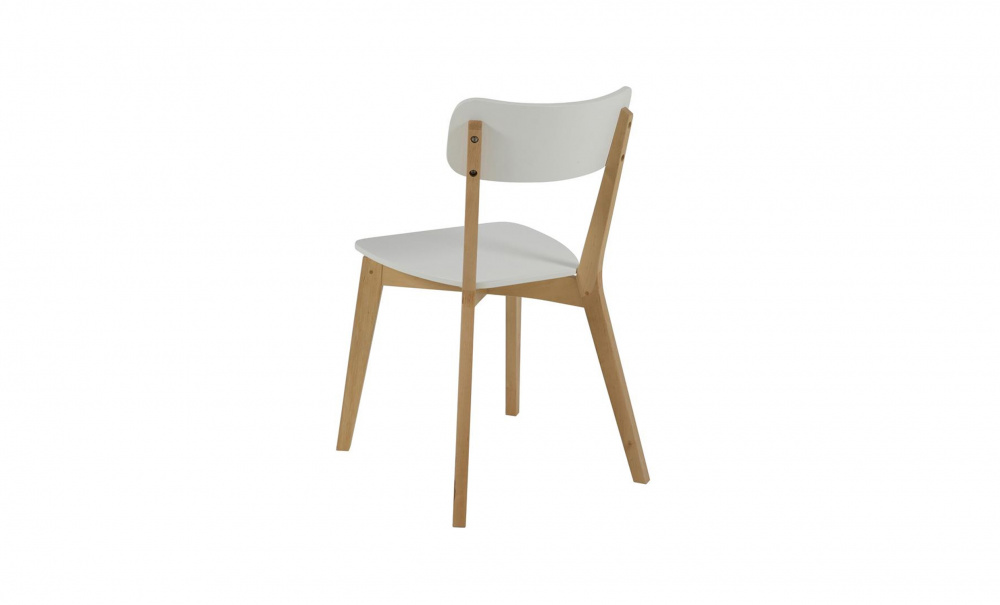 TUNA Stol Vit/Natur i gruppen Matplats / Sittmbler / Stolar hos SoffaDirekt.se (0000064180)