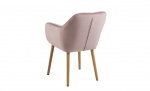 VIVIEN Stol Rosa/Ek Byt till bild nr 3 (VIVIEN Stol Rosa/Ek)