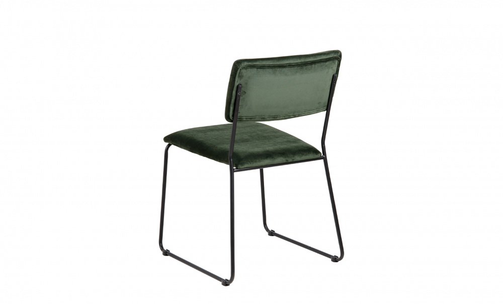 CRAWFORD Stol Naturgrn Sammet i gruppen Matplats / Sittmbler / Stolar hos SoffaDirekt.se (0000080652)