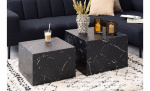 Byt till bild nr 2 (DAISY Soffbord 2-set Svart)