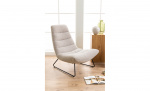 Byt till bild nr 2 (MELVIN Loungestol Beige)